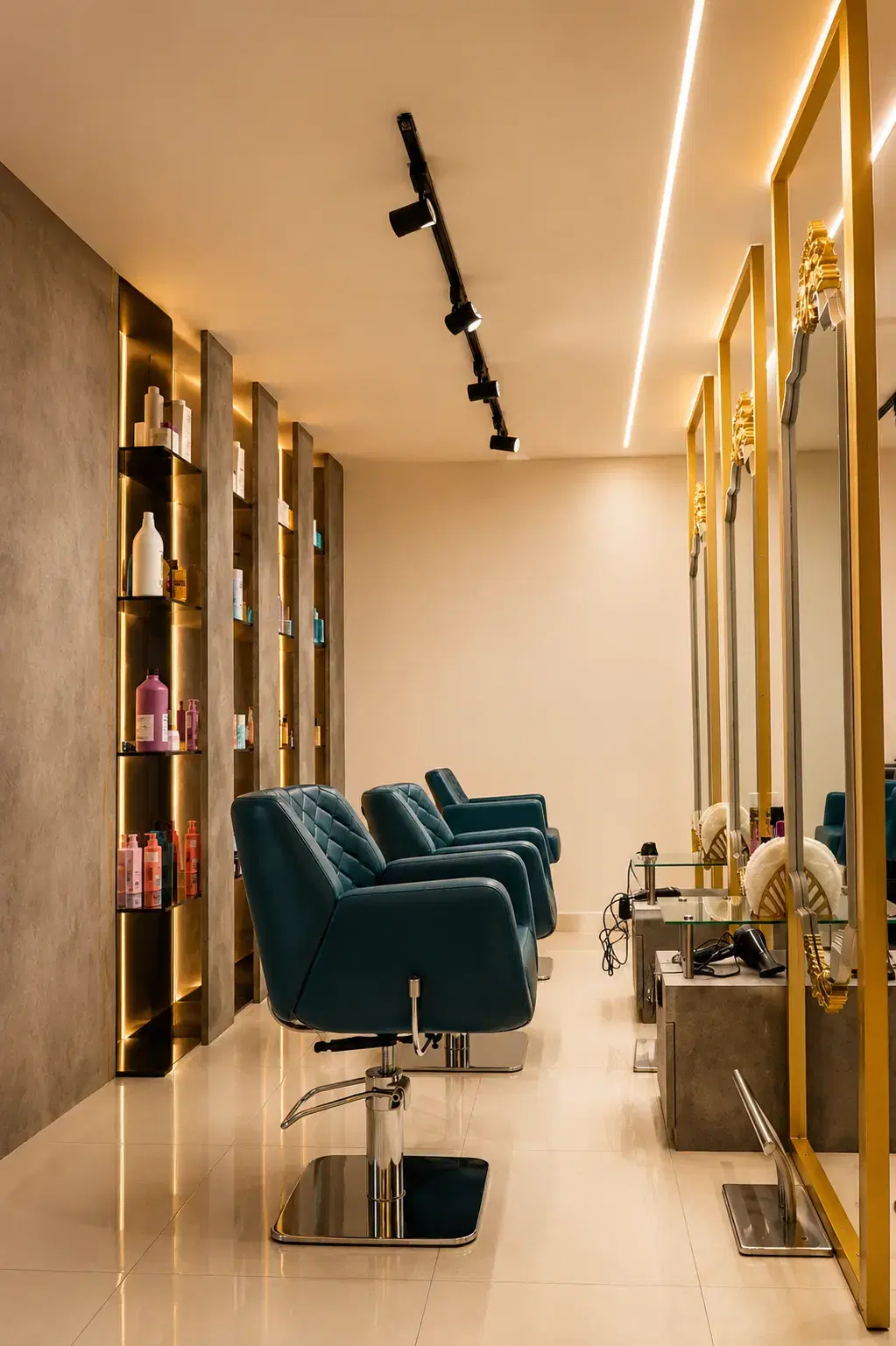 Kameleon Salon Kokapet interior